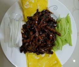京酱肉丝的做法