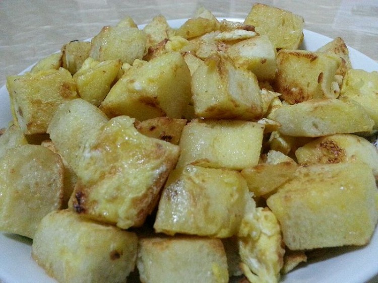 鸡蛋炒馍块 馒头块 炒馒头的做法