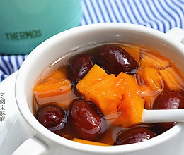 南瓜红枣糖水#膳魔师·妈妈的一粥一汤#的做法
