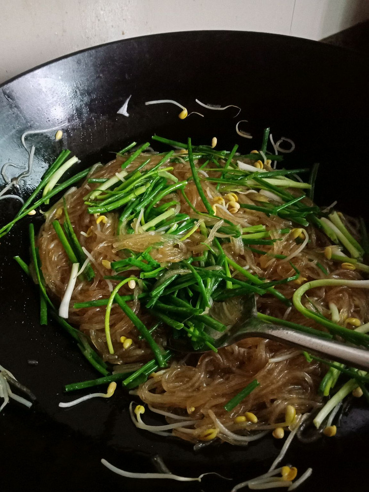 炒薯粉的做法
