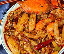 肉蟹煲￨最下饭的做法