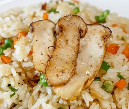 时蔬松茸炒饭的做法