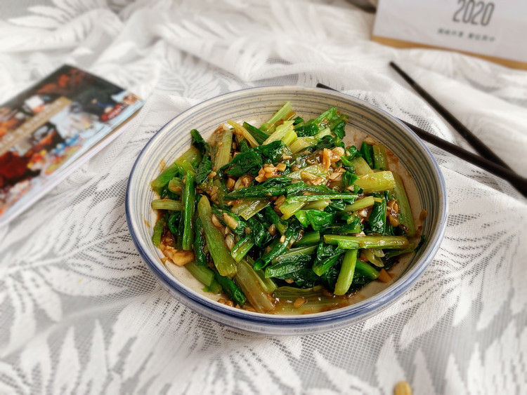 蒜蓉油麦菜的做法