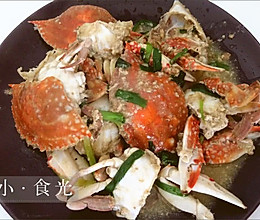 爆炒螃蟹（意犹未尽吮指花蟹）的做法