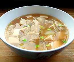 冬瓜豆腐汤的做法