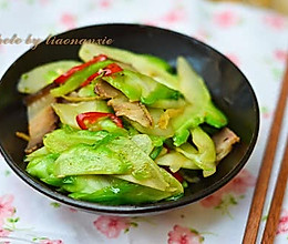 腊肉炒抱子芥的做法