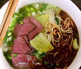 清汤牛肉面的做法