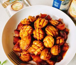 #美味开学季#鲜汁鲍鱼土豆红的做法