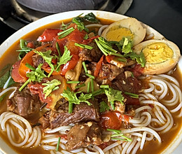 番茄牛肉米粉的做法