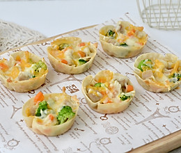饺子皮版披萨的做法
