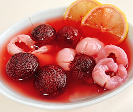 杨梅荔枝饮，复刻宫廷夏日饮 #忽而夏至 清凉一夏#的做法