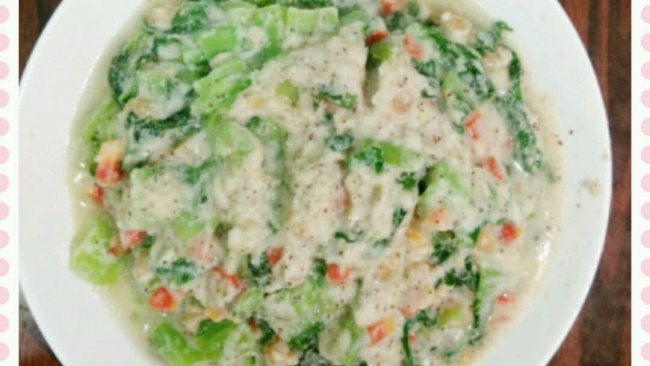 青菜炒豆渣的做法