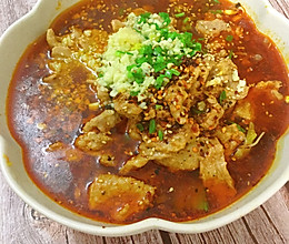 家常水煮肉片的做法