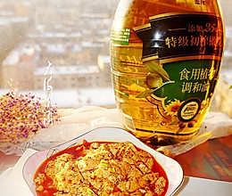 #新春美味菜肴#3步教你做最好吃的麻辣豆腐，嫩滑入味麻辣鲜香的做法