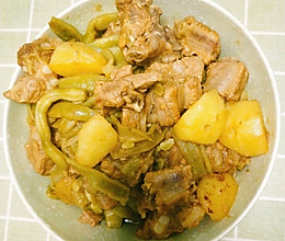排骨土豆炖豆角的做法