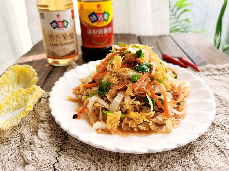 爽口白菜拌粉丝的做法