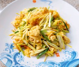 蒜黄炒鸡蛋的做法