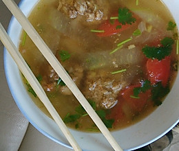 野炊之丸子汤的做法