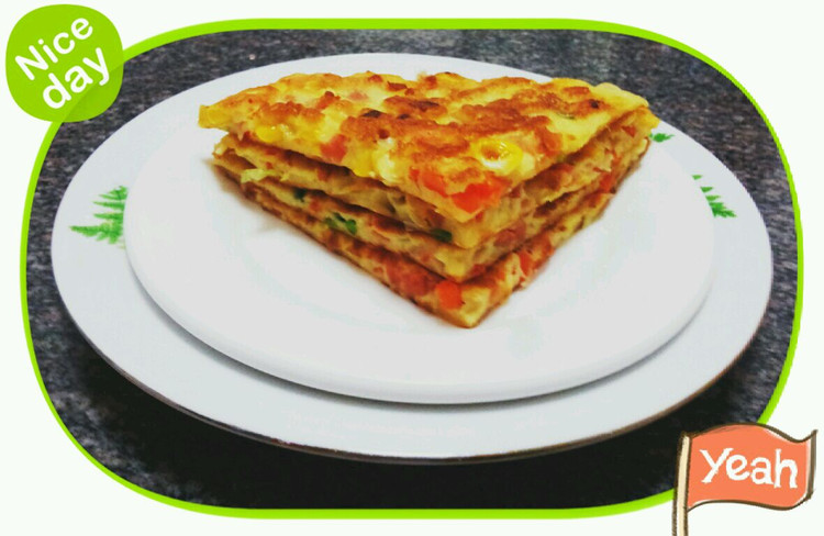 胡萝卜玉米饼的做法