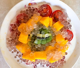 椰汁西米水果捞的做法