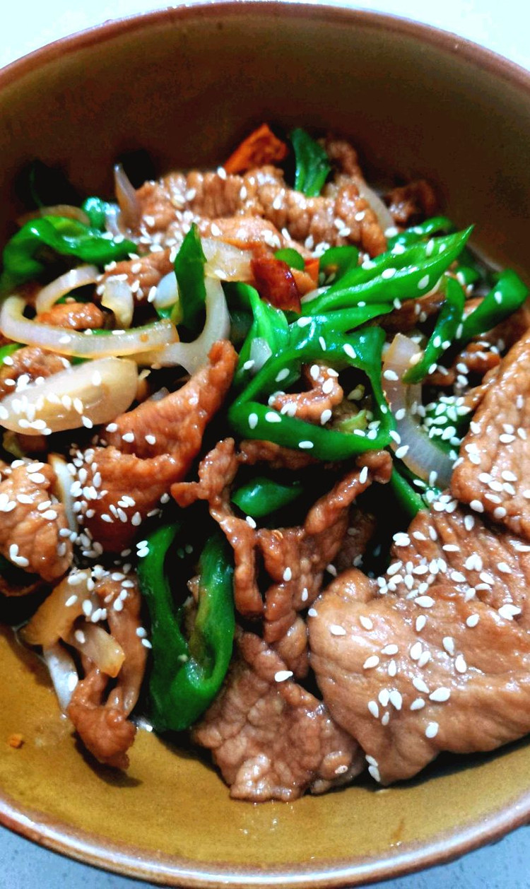 青椒牛肉的做法