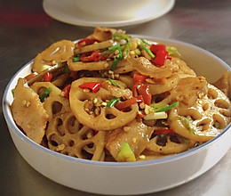 藕片炒肉的做法