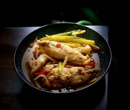 泡椒家族成员--泡椒耗儿鱼的做法