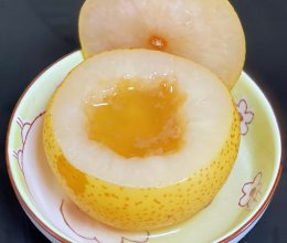 蜂蜜蒸梨的做法