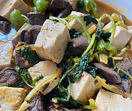 猪血炖豆腐#餐桌上的春日限定#的做法