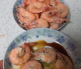 白灼青虾的做法