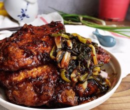 #父亲节，给老爸做道菜#葱烤大排 经典本帮家常菜的做法