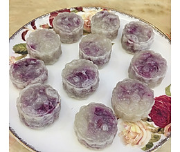 西米紫薯水晶月饼的做法
