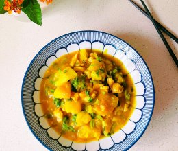 #少盐饮食 轻松生活#少盐咖喱土豆鸡粒的做法