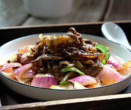 #冰箱剩余食材大改变#洋葱爆炒肥牛片的做法