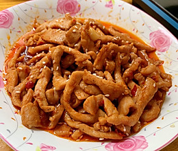 豆瓣酱炒肉丝（里脊），一道快手下饭之作的做法