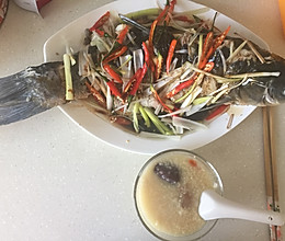 蒸草鱼的做法
