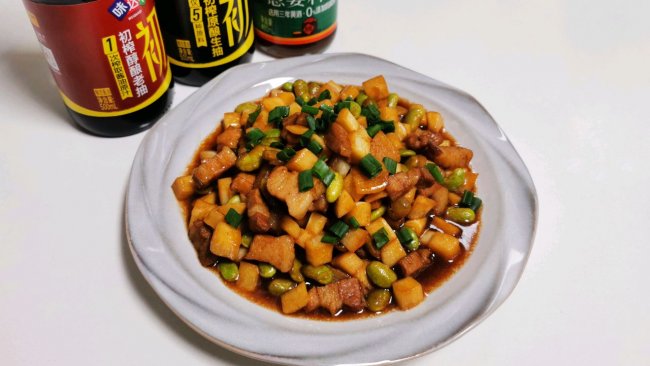 #米饭最强CP#超级下饭的茭白煨小肉的做法