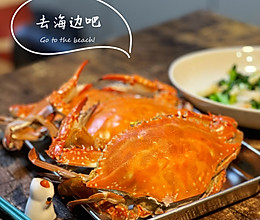清蒸红膏蟹的做法