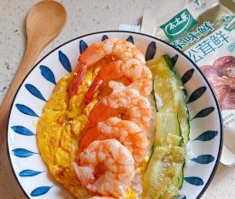 #夏日鲜味轻享健康#鲜虾仁滑蛋饭的做法