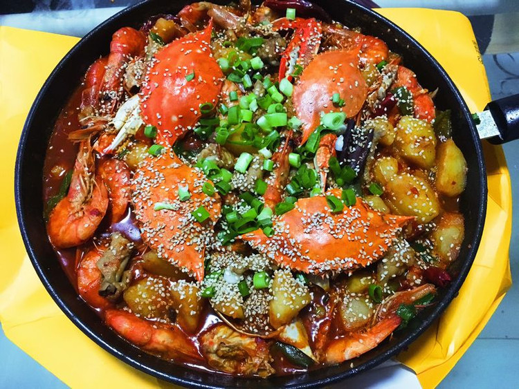 蟹肉煲的做法