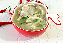 平菇肉片汤的做法
