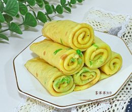葱花鸡蛋饼的做法