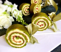 双色蓝莓酱蛋糕卷的做法