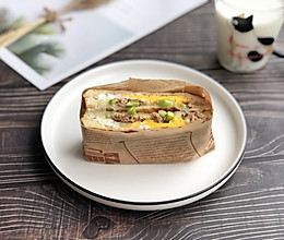 #冰箱剩余食材大改造#芦笋金枪鱼煎蛋三明治的做法