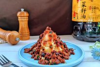 #灿烂的花园 寻味外婆乡#肉酱土豆泥的做法