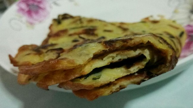 摊南瓜饼(薄脆款)的做法