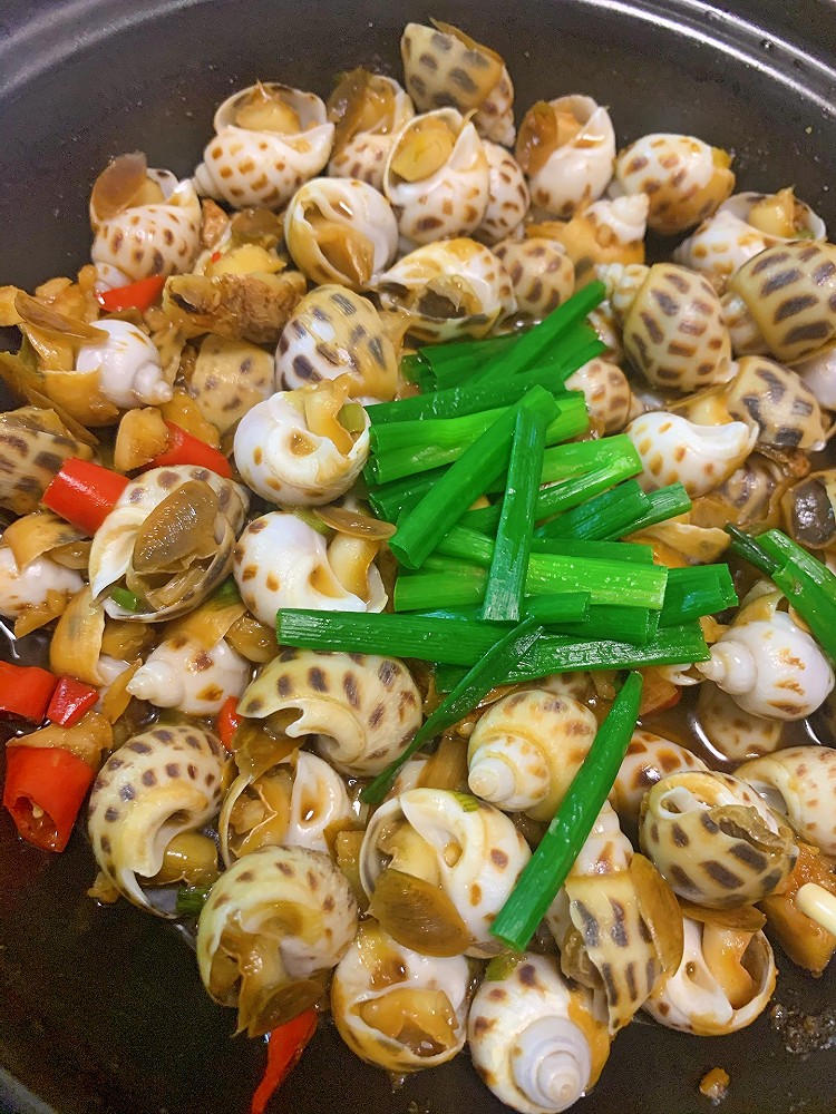 沙姜焗花螺的做法