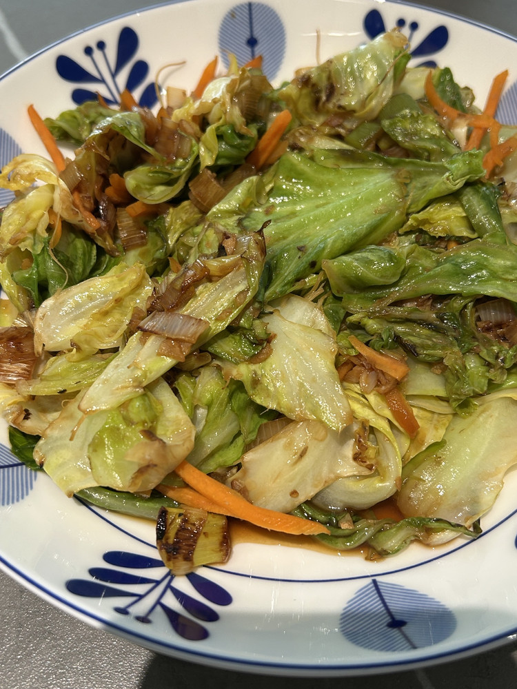 糖醋圆白菜（包菜）的做法