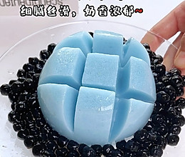 蝶豆花/蓝蝴蝶奶冻，细腻丝滑，奶香浓郁~的做法