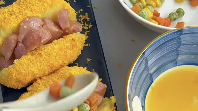 低卡沙拉土豆球的做法